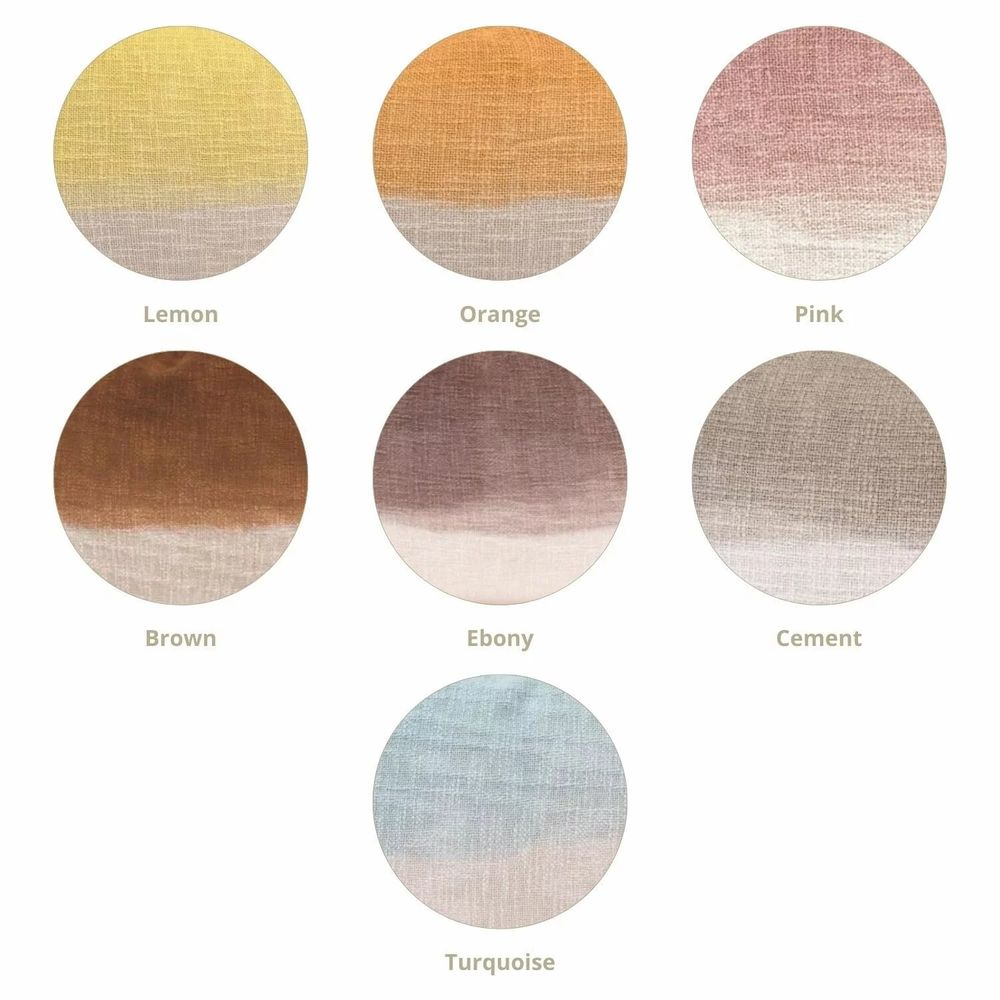 Cushions - Dip & Dye TANDEM cotton plaid 135x220 cm - BED AND PHILOSOPHY