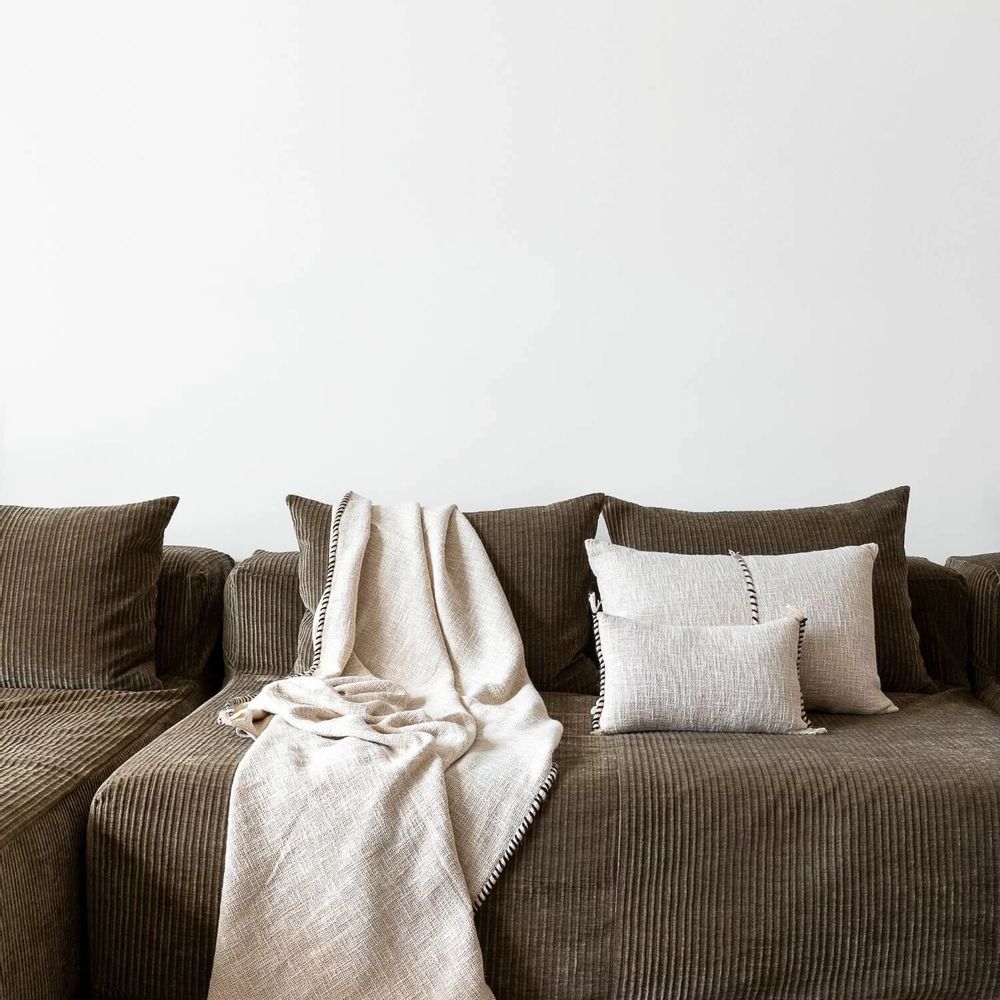 Plaids - Plaid ENJOY en coton 140x220 cm - BED AND PHILOSOPHY