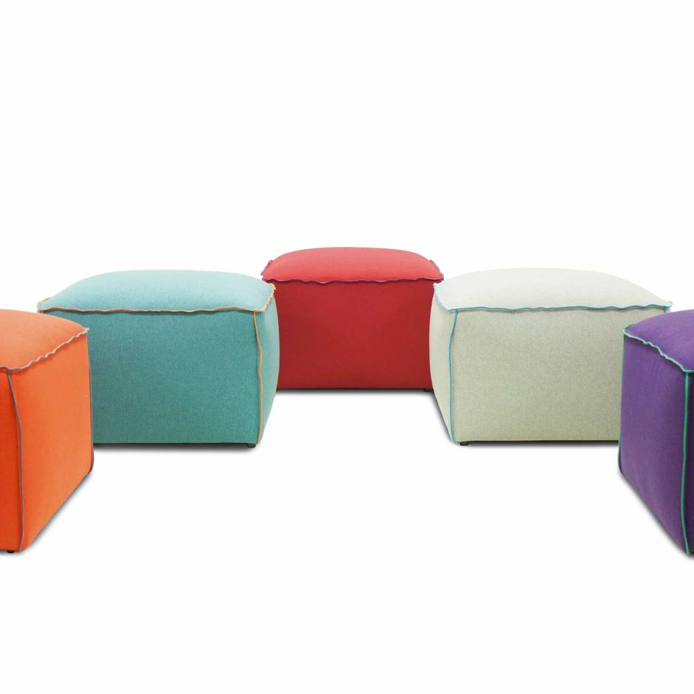 Chairs for hospitalities & contracts - Marlon Pouf|Pouf - CREARTE COLLECTIONS