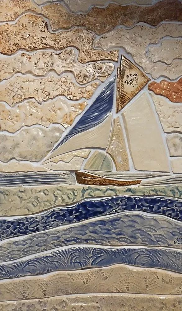 Decorative wall frescoes - Ceramic piecings - SABMULLER CERAMICS