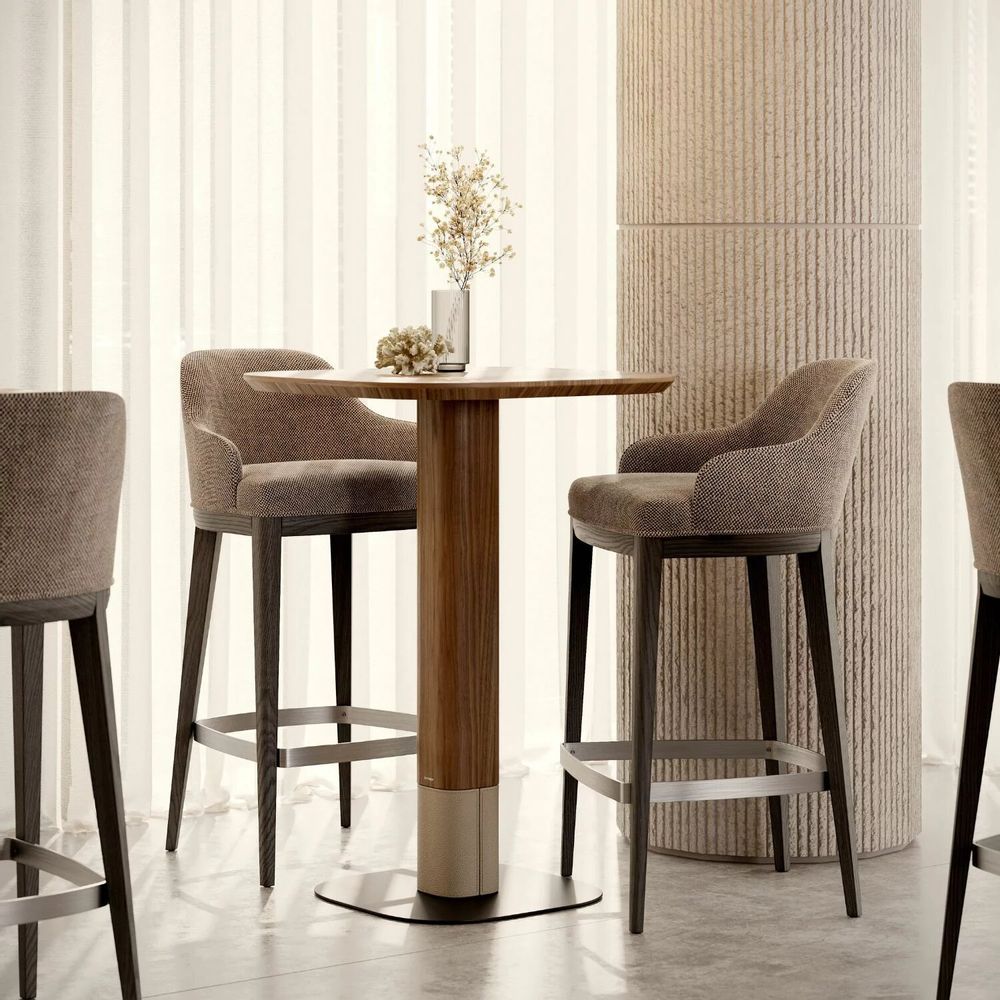 Chaises pour collectivités - Fauteuil de bar et de comptoir Anna - DOMKAPA