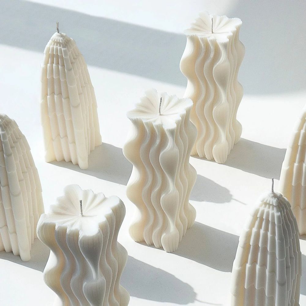 Bougies - Bougie pilier - emballée dans une luxueuse boîte cadeau - WOOSM