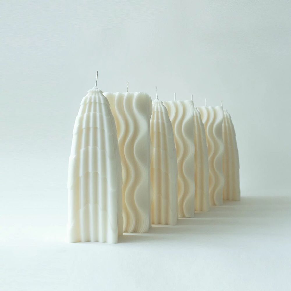 Bougies - Bougie pilier - emballée dans une luxueuse boîte cadeau - WOOSM