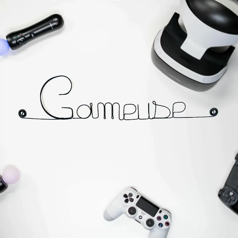 Other wall decoration - Wire Wall Decoration " Gameuse” - to pin - BIJOUX DE MUR