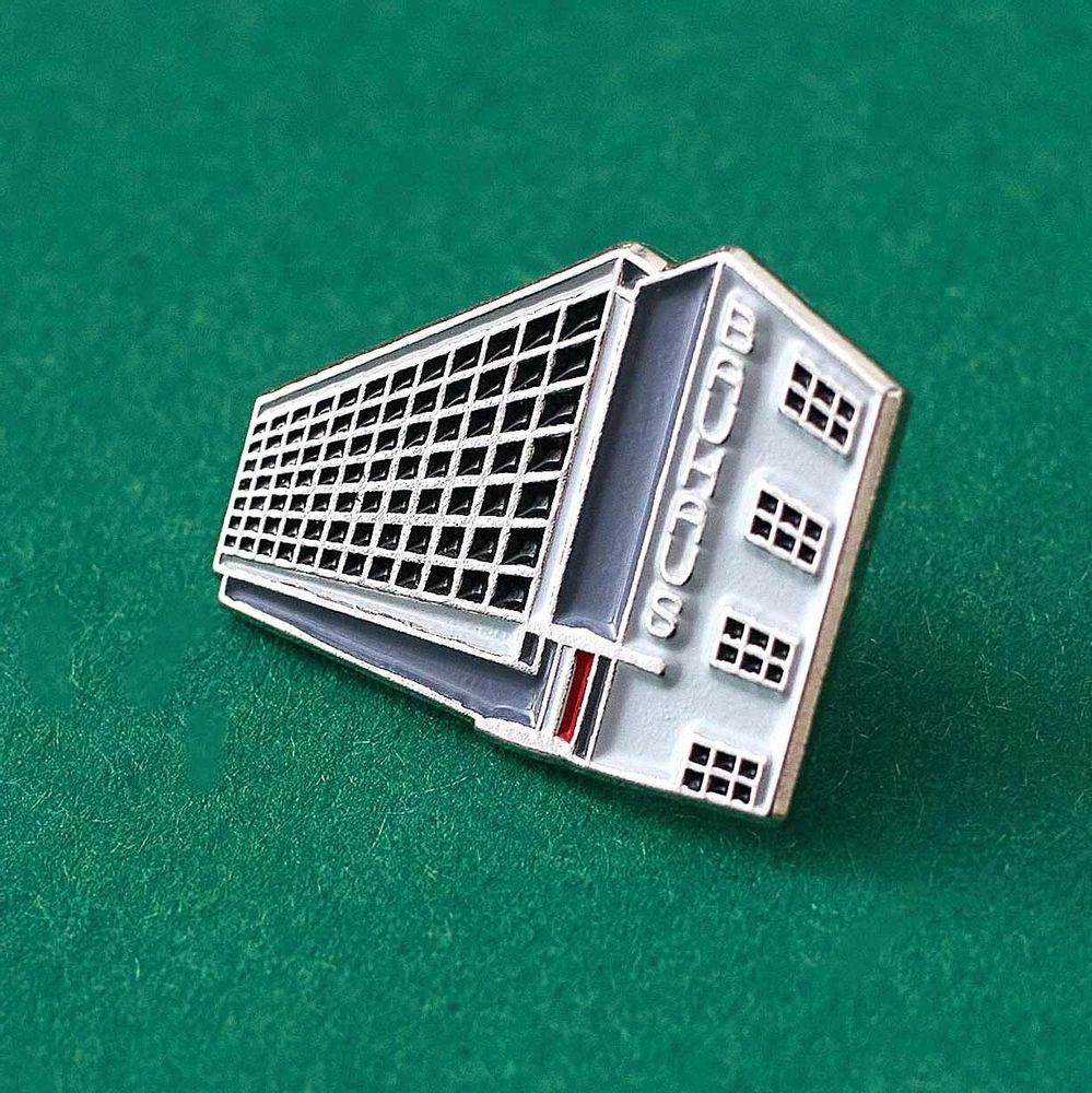 Brooches - Pin Bauhaus Dessau - PINPINPIN.IT