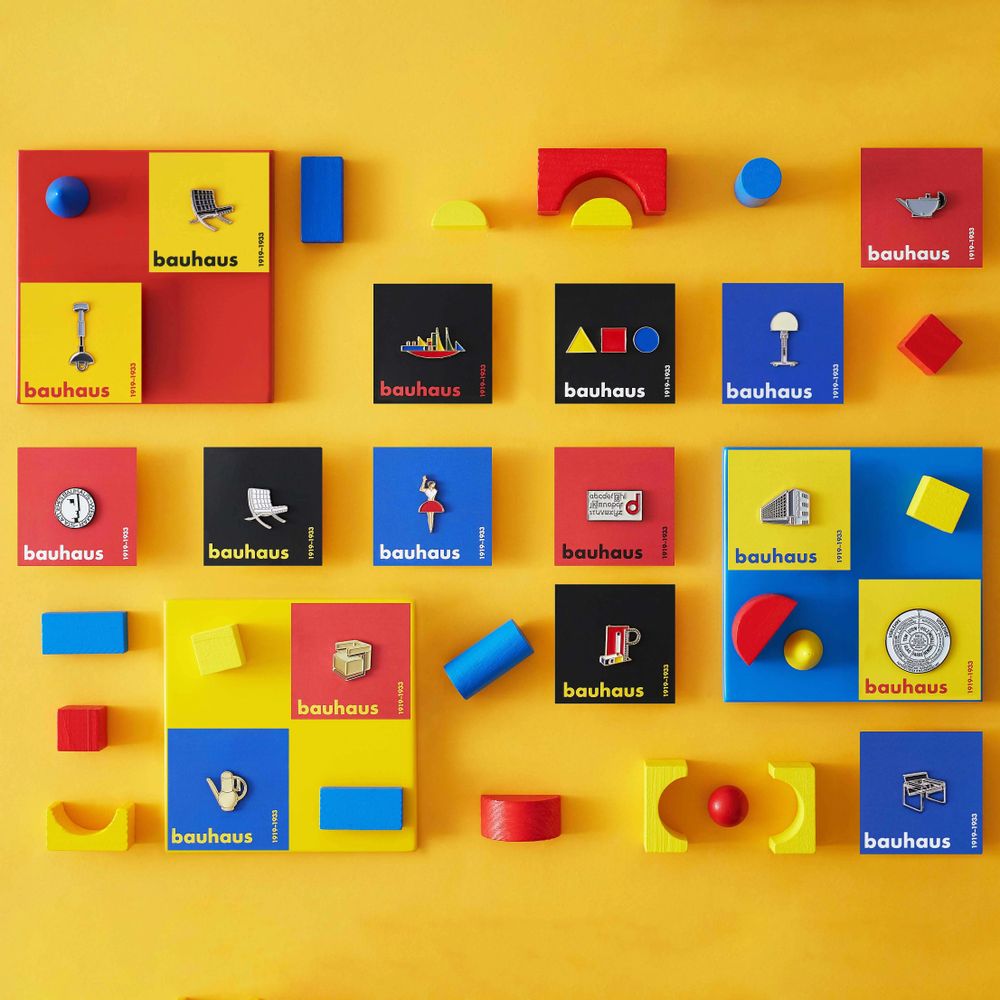 Brooches - Pin Bauhaus Dessau - PINPINPIN.IT
