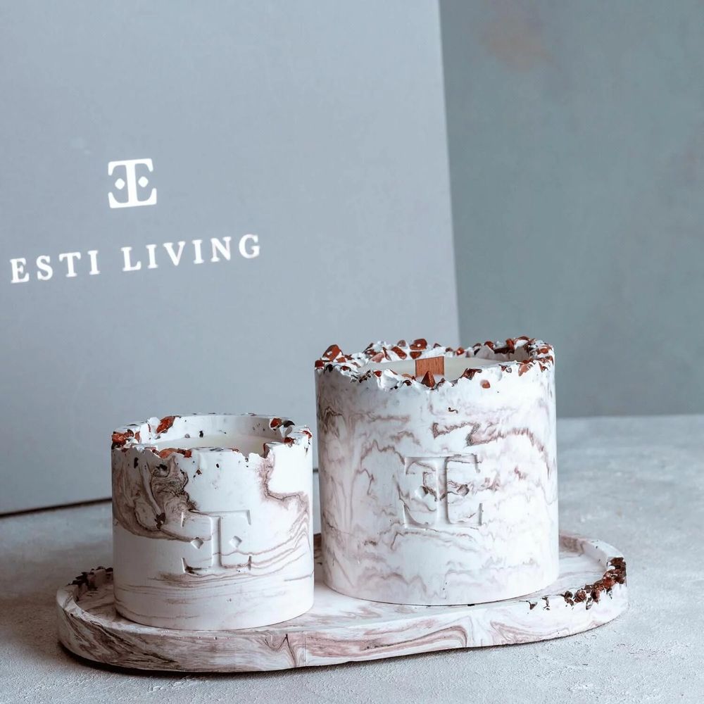 Bougies - Mocha Dreams - Bougie en pierres précieuses - ESTI LIVING