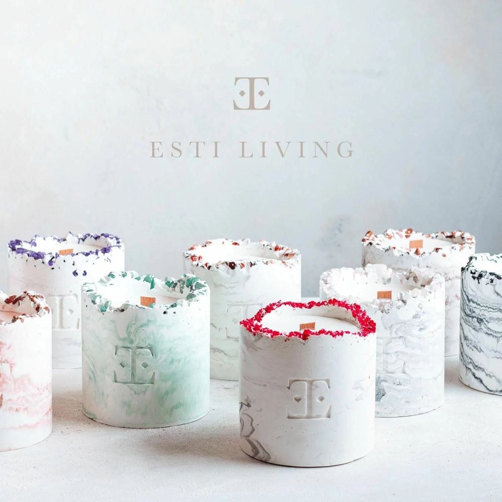 Candles - Mystic Green - Gemstone Candle - ESTI LIVING