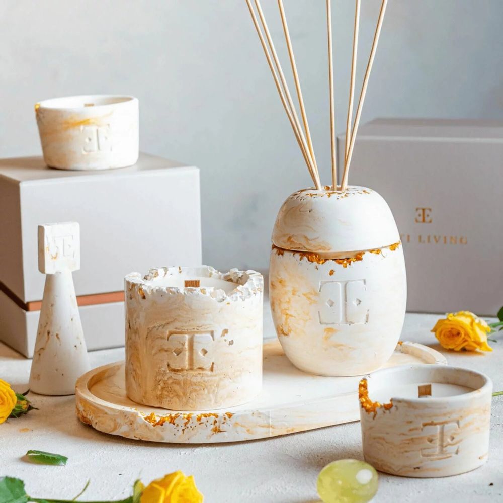 Scent diffusers - Fresh Bloom - Reed Diffuser Set - ESTI LIVING