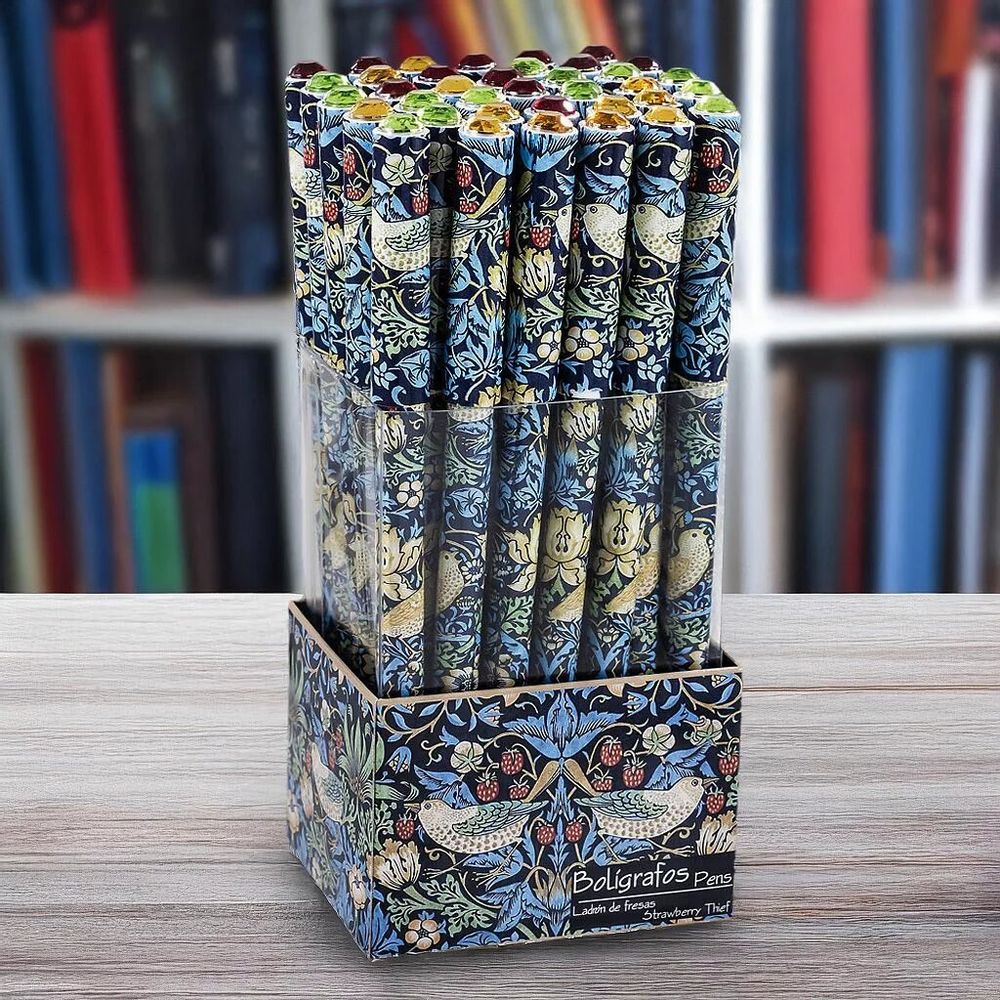 Papeterie bureau - Stylo "Strawberry Thief " - JAVIER SA