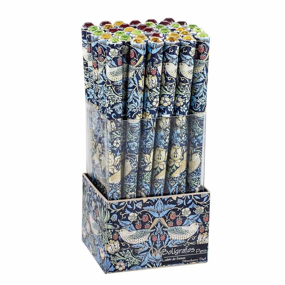 Papeterie bureau - Stylo "Strawberry Thief " - JAVIER SA