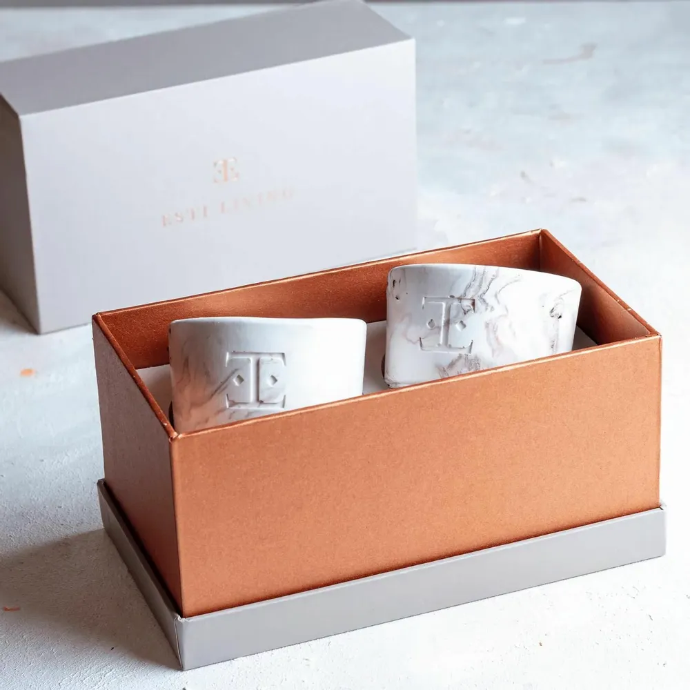 Bougies - Mocha Dreams - Set de 2 Bougies Midi - ESTI LIVING