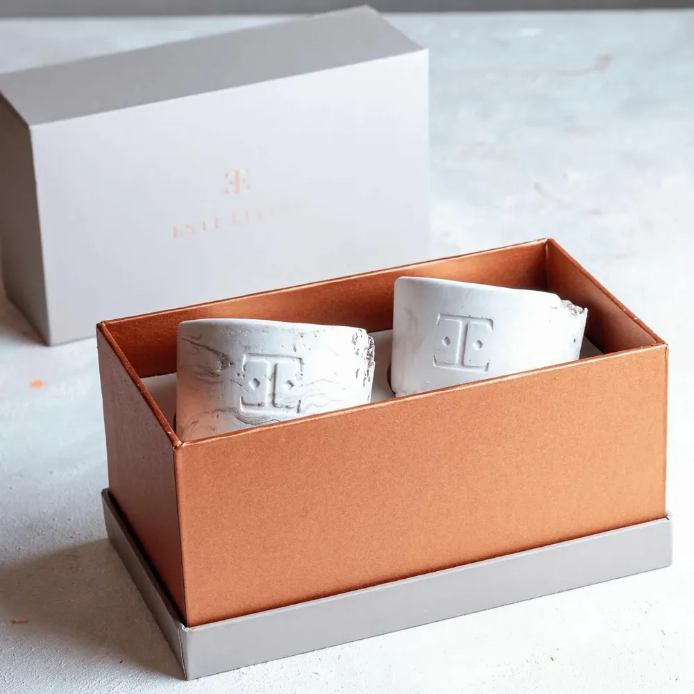 Bougies - Moon and Fig - Set de 2 bougies Midi - ESTI LIVING