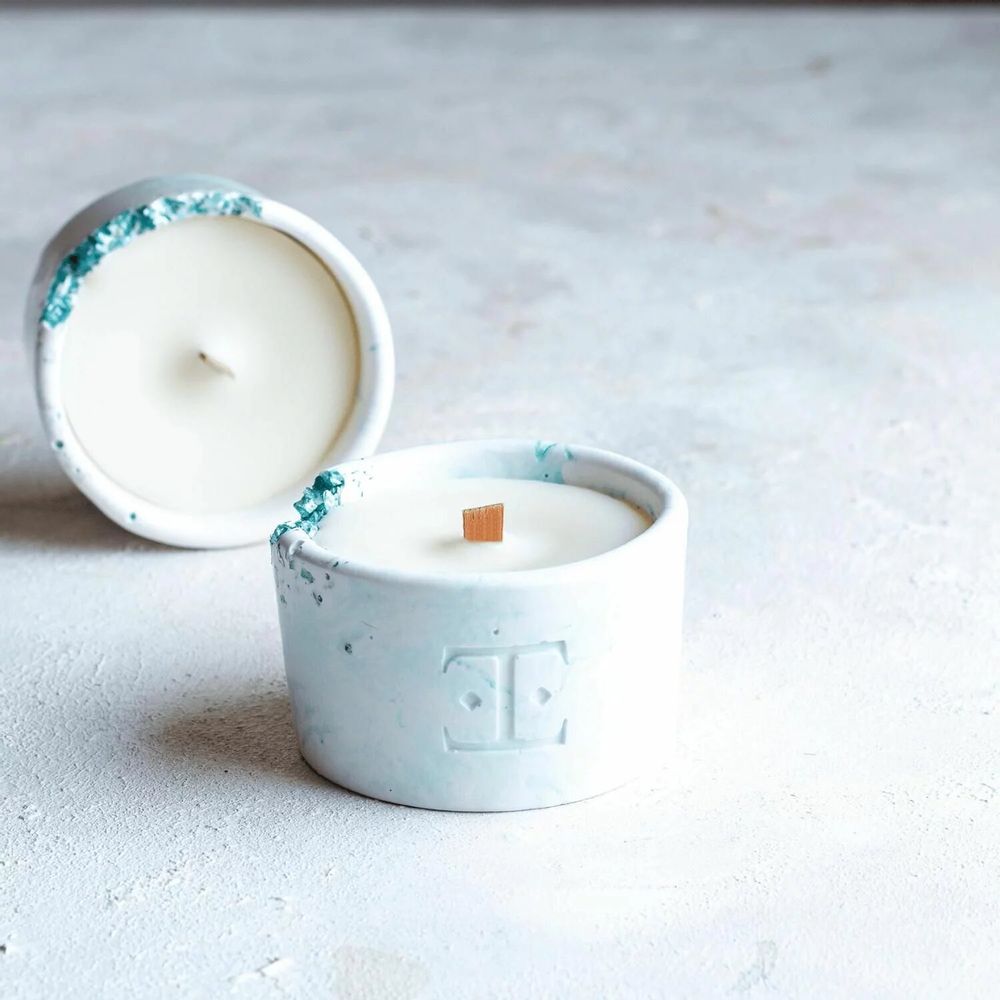 Candles - Ocean Wave - Midi Set of 2 Candles - ESTI LIVING