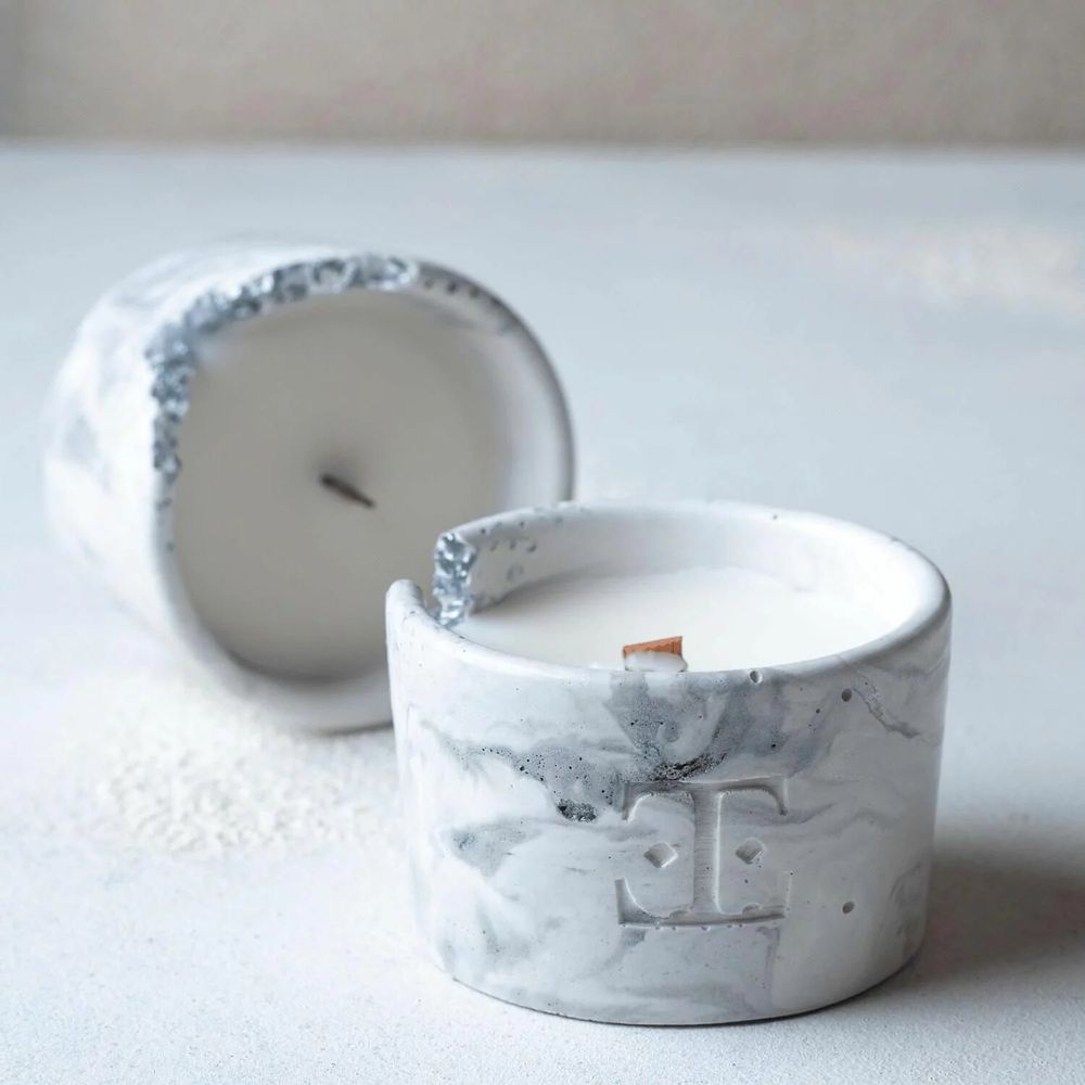 Candles - Silver Muse - Midi Set of 2 Candles - ESTI LIVING