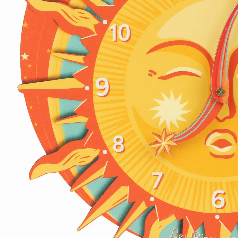 Horloges - Horloge temps Jo Lemon - LES RITOURNAILES