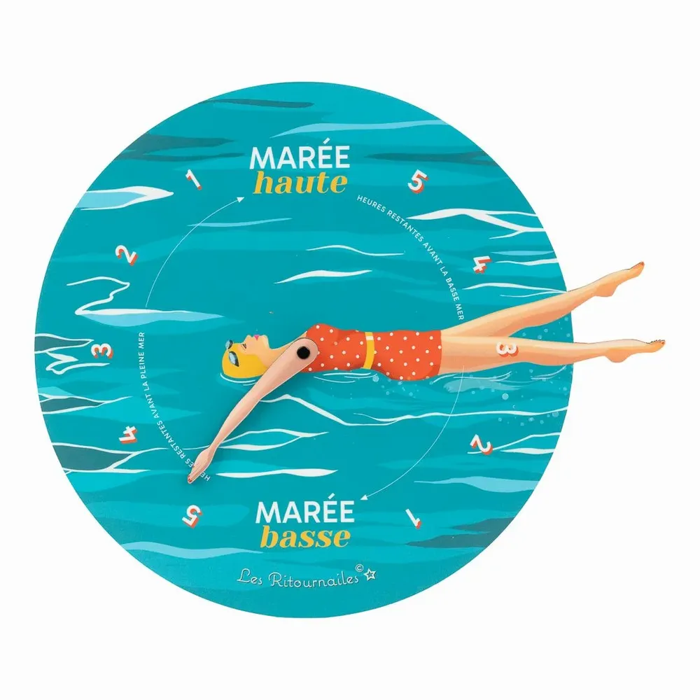 Objets de décoration - Horloge à marée Mado Crolé - LES RITOURNAILES