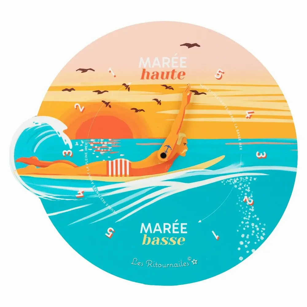 Objets de décoration - Horloge à marée Dan Summer - LES RITOURNAILES