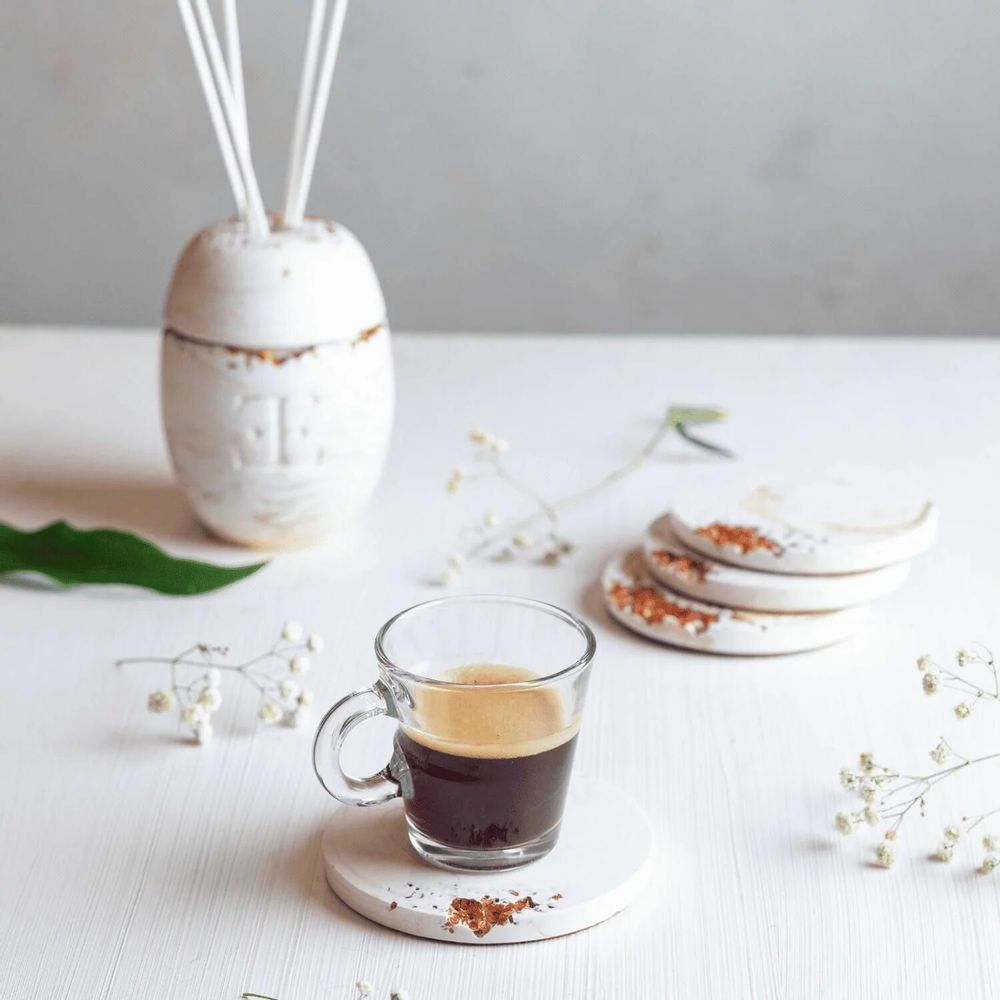 Gifts - Antique Gold - Coaster Set - ESTI LIVING