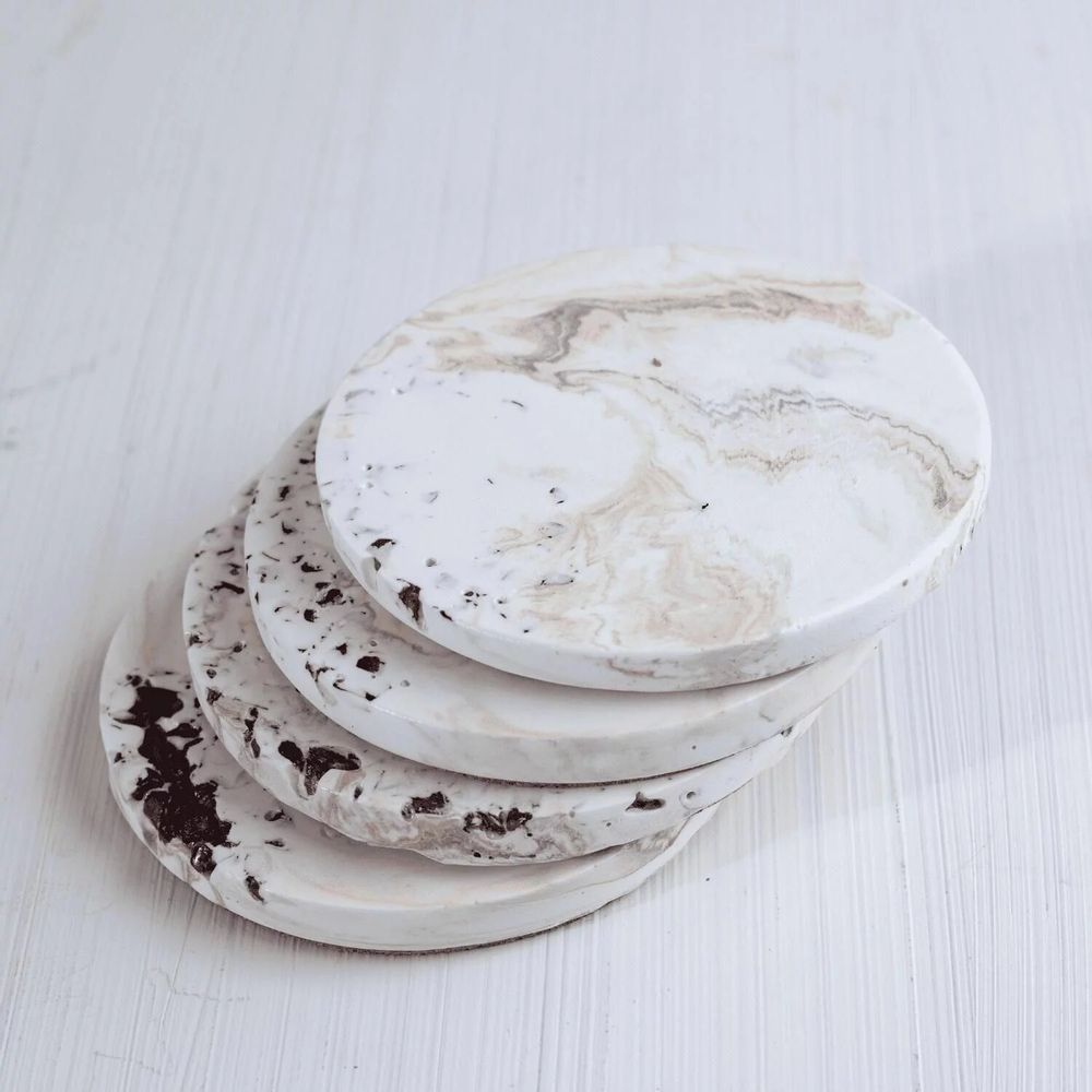 Beauty products - Caramel - Crystal Coaster Set - ESTI LIVING