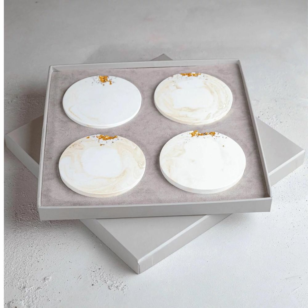Beauty products - Fresh Bloom - Crystal Coster Set - ESTI LIVING
