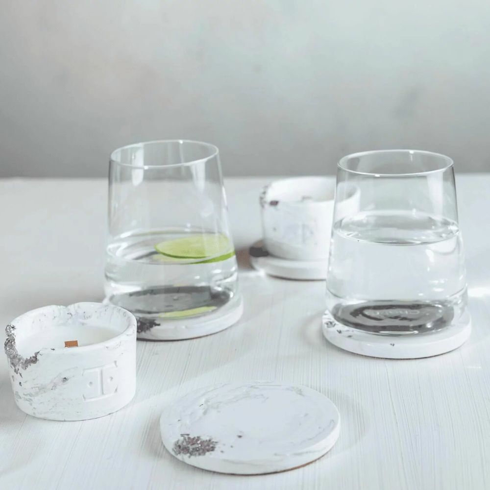 Beauty products - Lavender - Crytal Coaster Set - ESTI LIVING