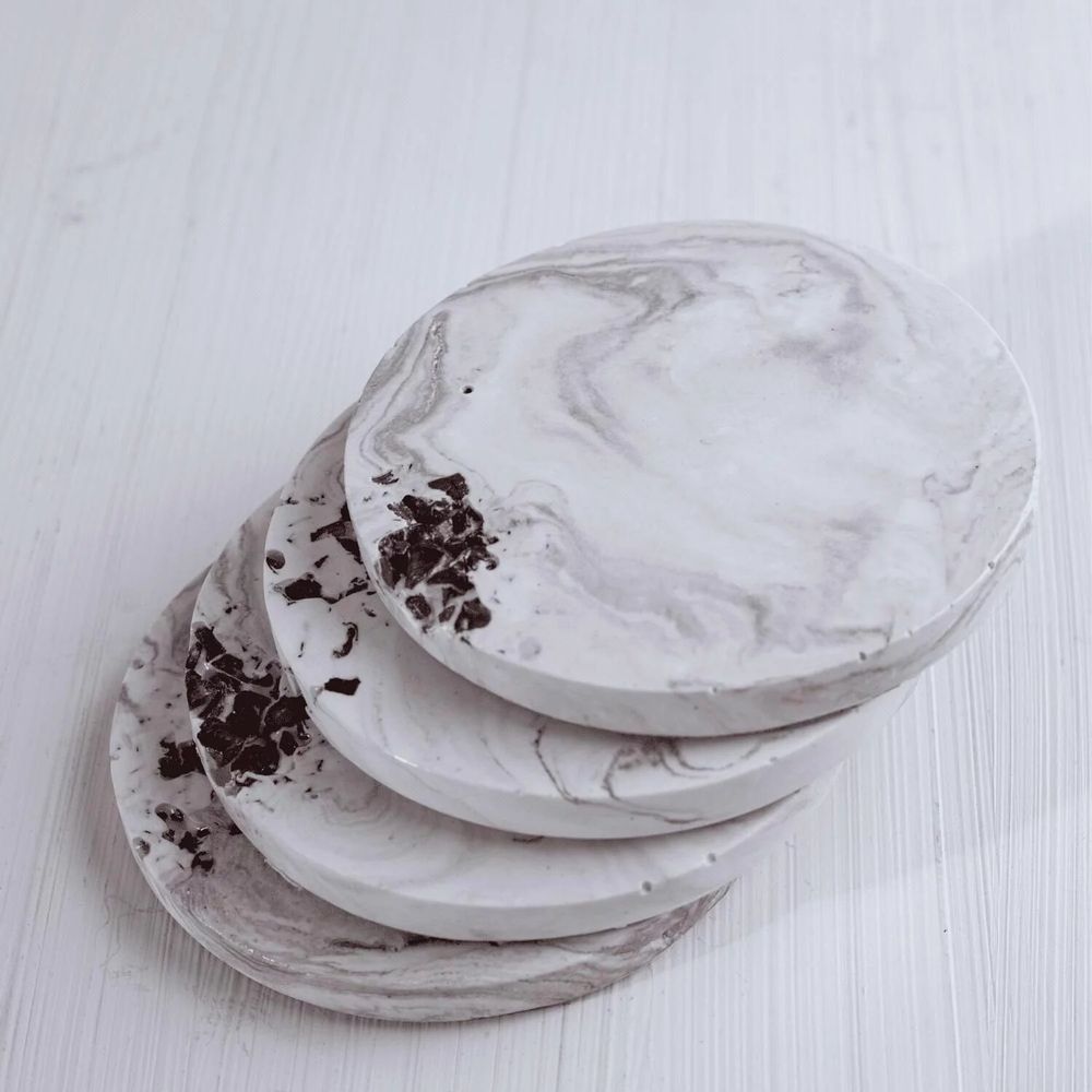 Beauty products - Mocha Dreams - Crystal Coaster Set - ESTI LIVING