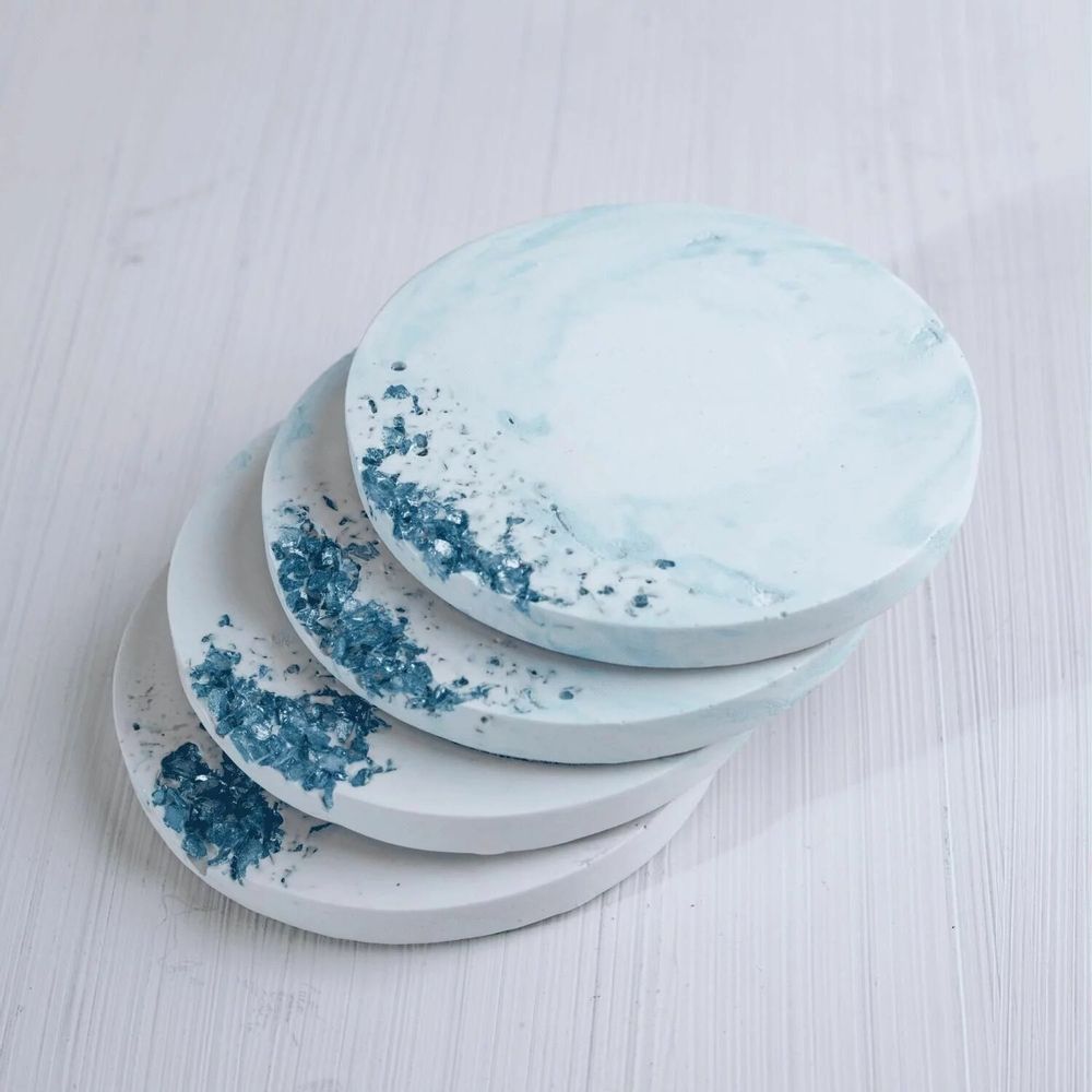 Beauty products - Ocean Wave - Crystal Coaster Set - ESTI LIVING