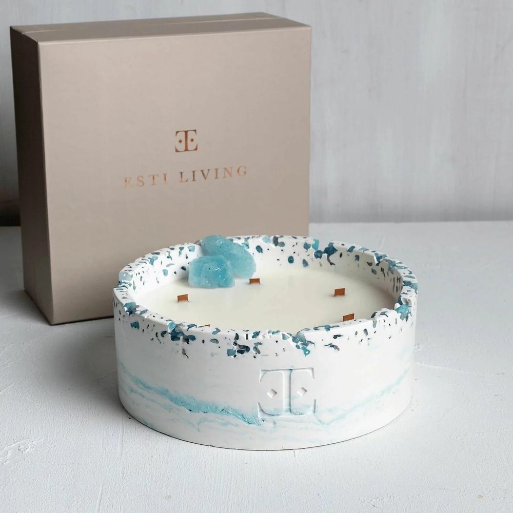 Bougies - Ocean Wave - Bougie Luna Gemstone - ESTI LIVING