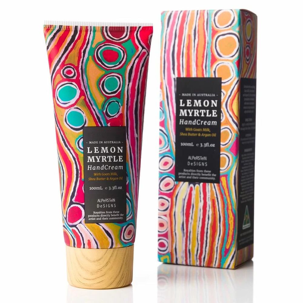 Cosmétiques - Crème pour les mains Judy Napangardi Watson au citron et myrte - ALPERSTEIN DESIGNS