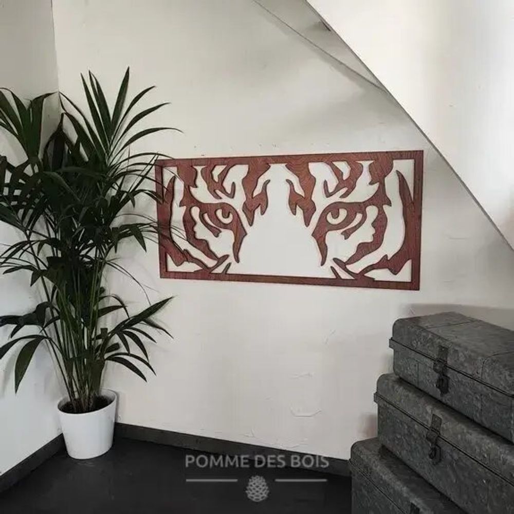 Tableaux - Tableau - Regard du Tigre - POMME DES BOIS