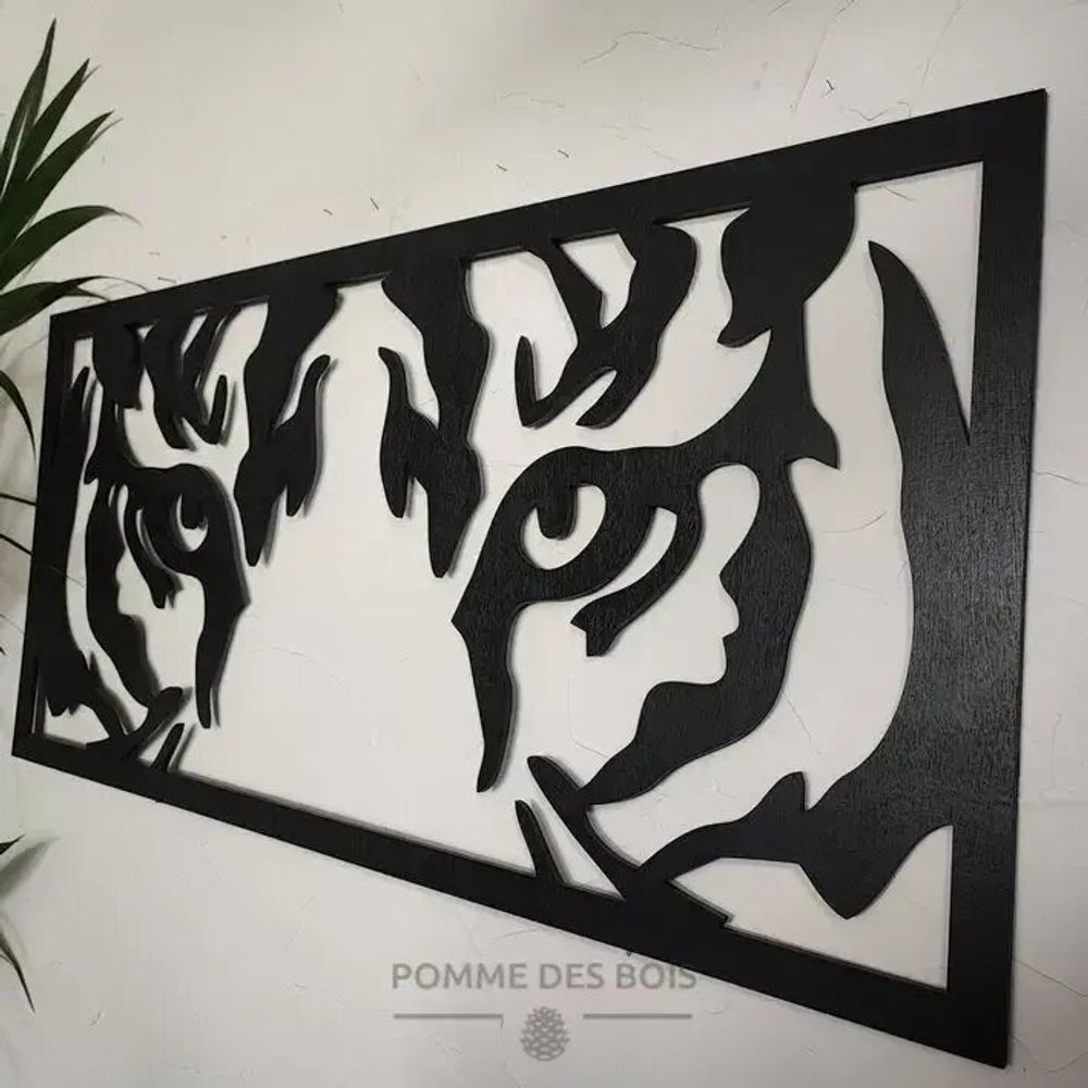 Tableaux - Tableau - Regard du Tigre - POMME DES BOIS