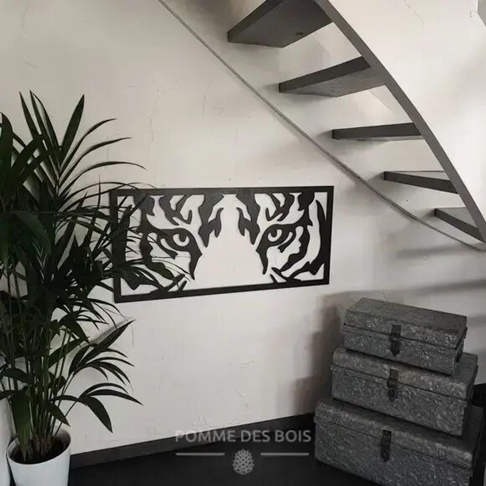 Tableaux - Tableau - Regard du Tigre - POMME DES BOIS