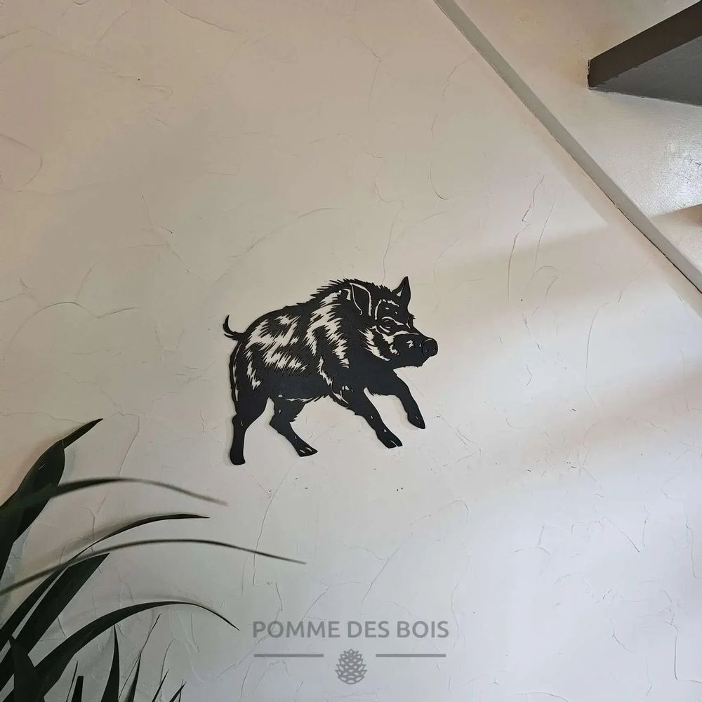 Paintings - Painting - Wild Boar - POMME DES BOIS