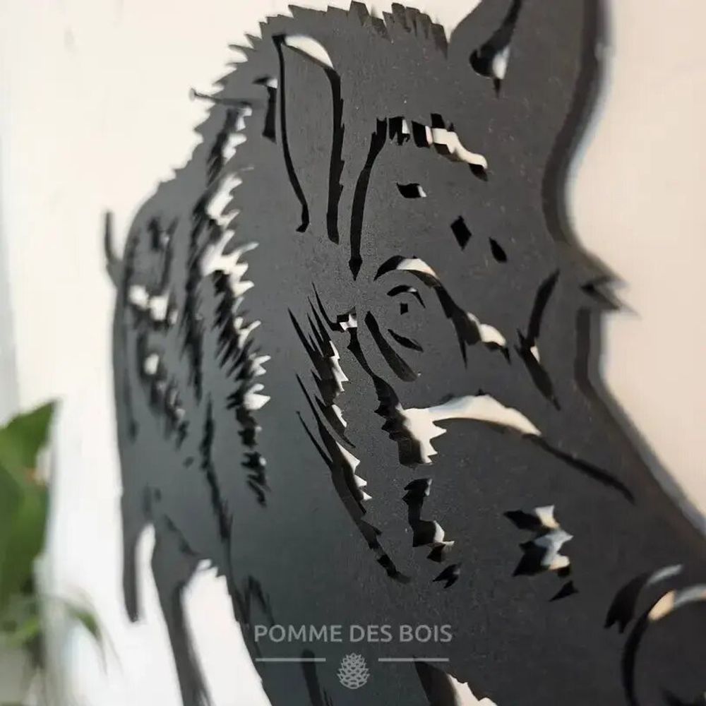 Paintings - Painting - Wild Boar - POMME DES BOIS