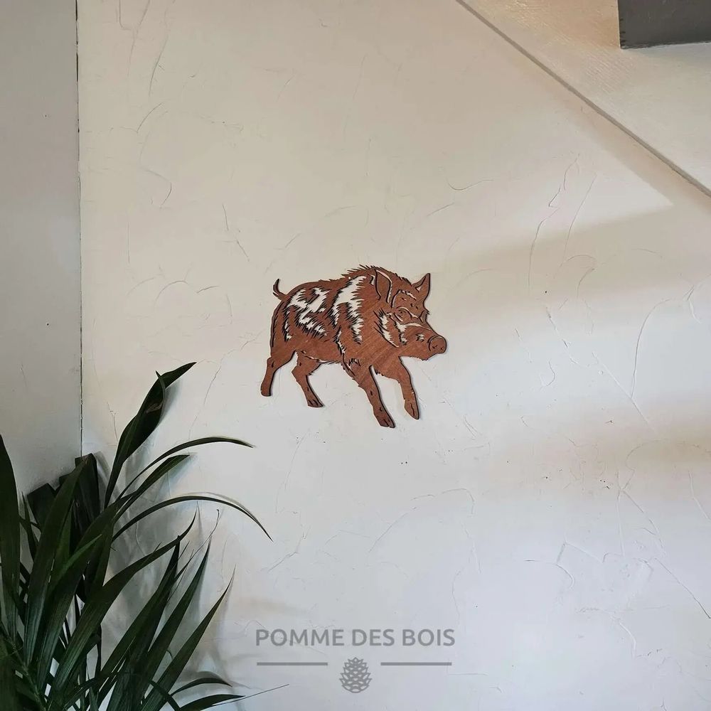 Paintings - Painting - Wild Boar - POMME DES BOIS