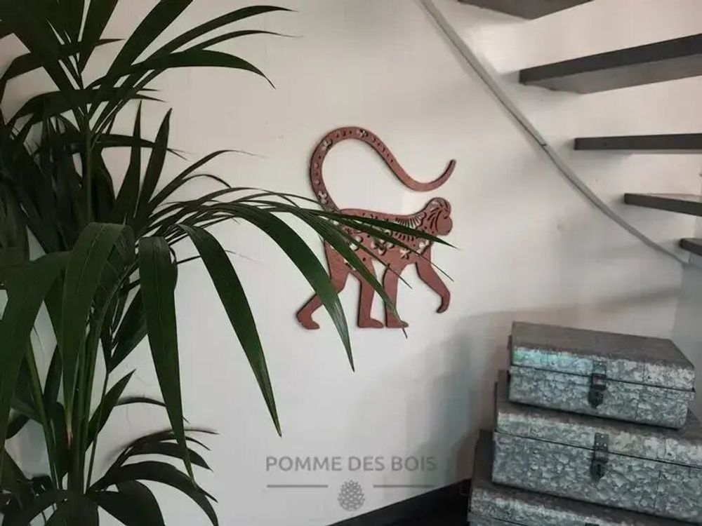 Paintings - Painting - Flower Monkey - POMME DES BOIS