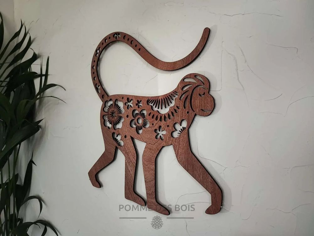 Paintings - Painting - Flower Monkey - POMME DES BOIS