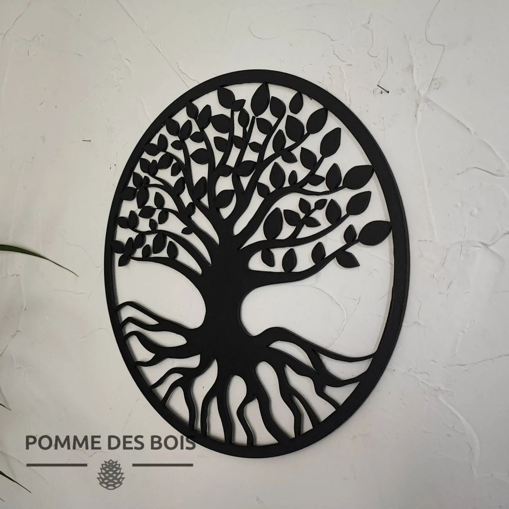 Paintings - Painting - Tree of life Foliage - POMME DES BOIS