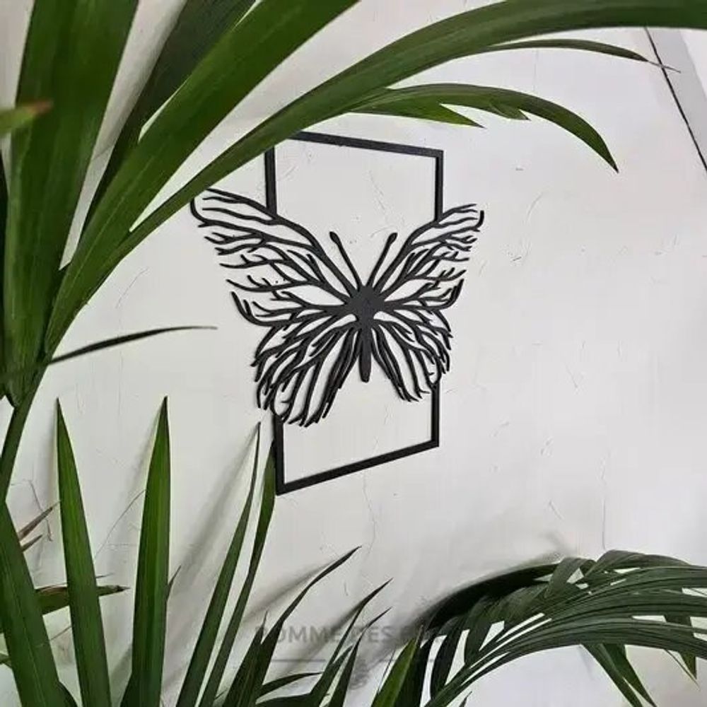 Paintings - Painting - Butterfly Frame - POMME DES BOIS