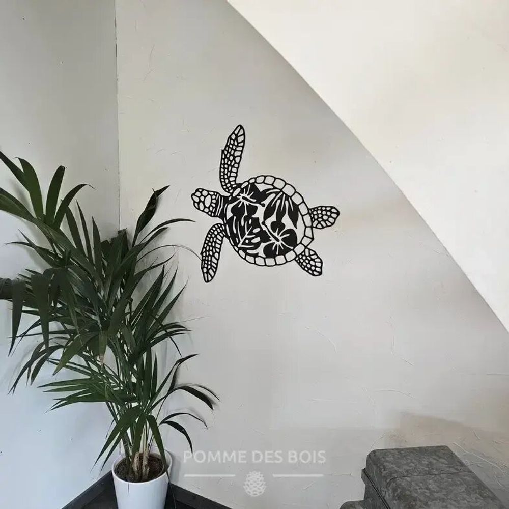Paintings - Painting - Flower Turtle - POMME DES BOIS