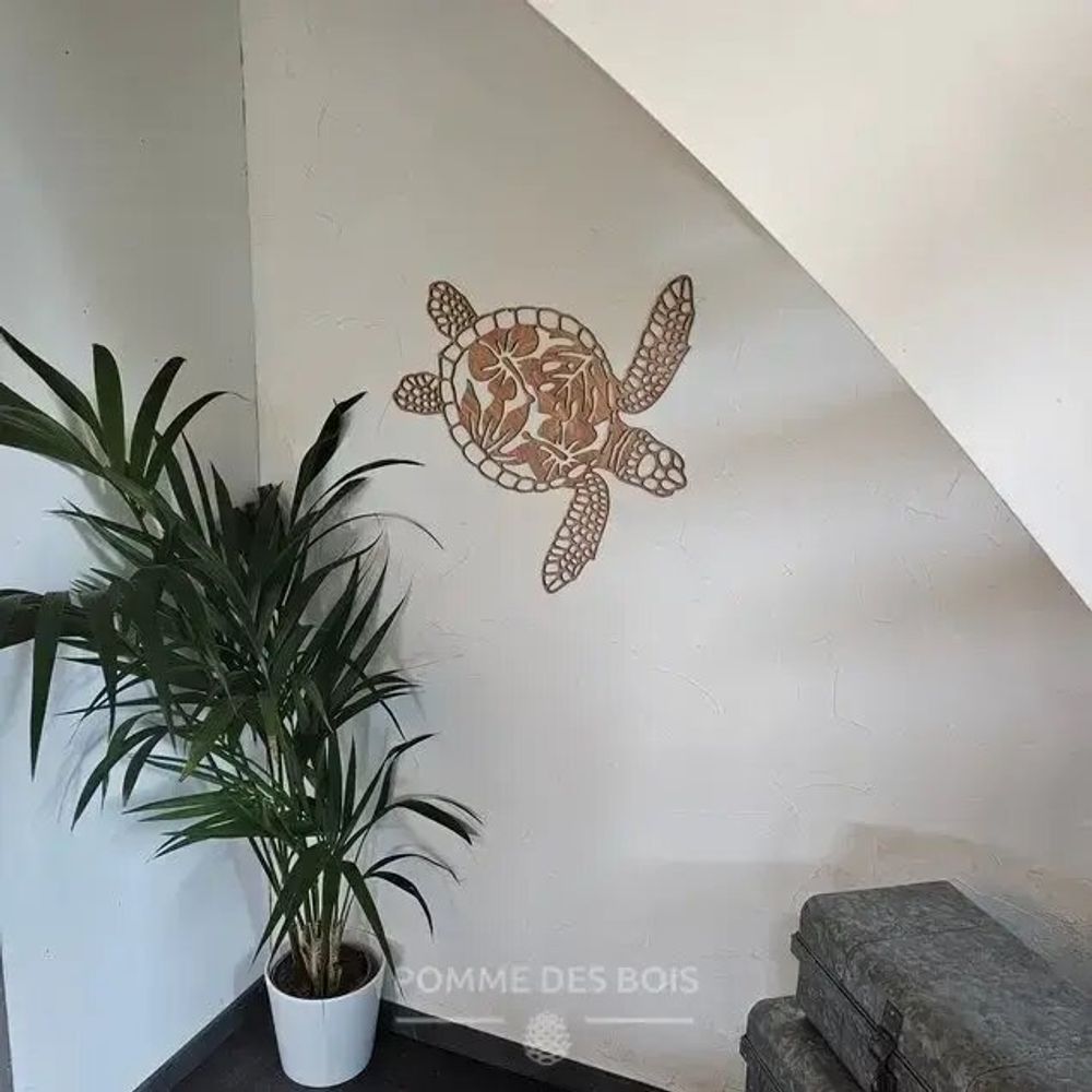 Paintings - Painting - Flower Turtle - POMME DES BOIS