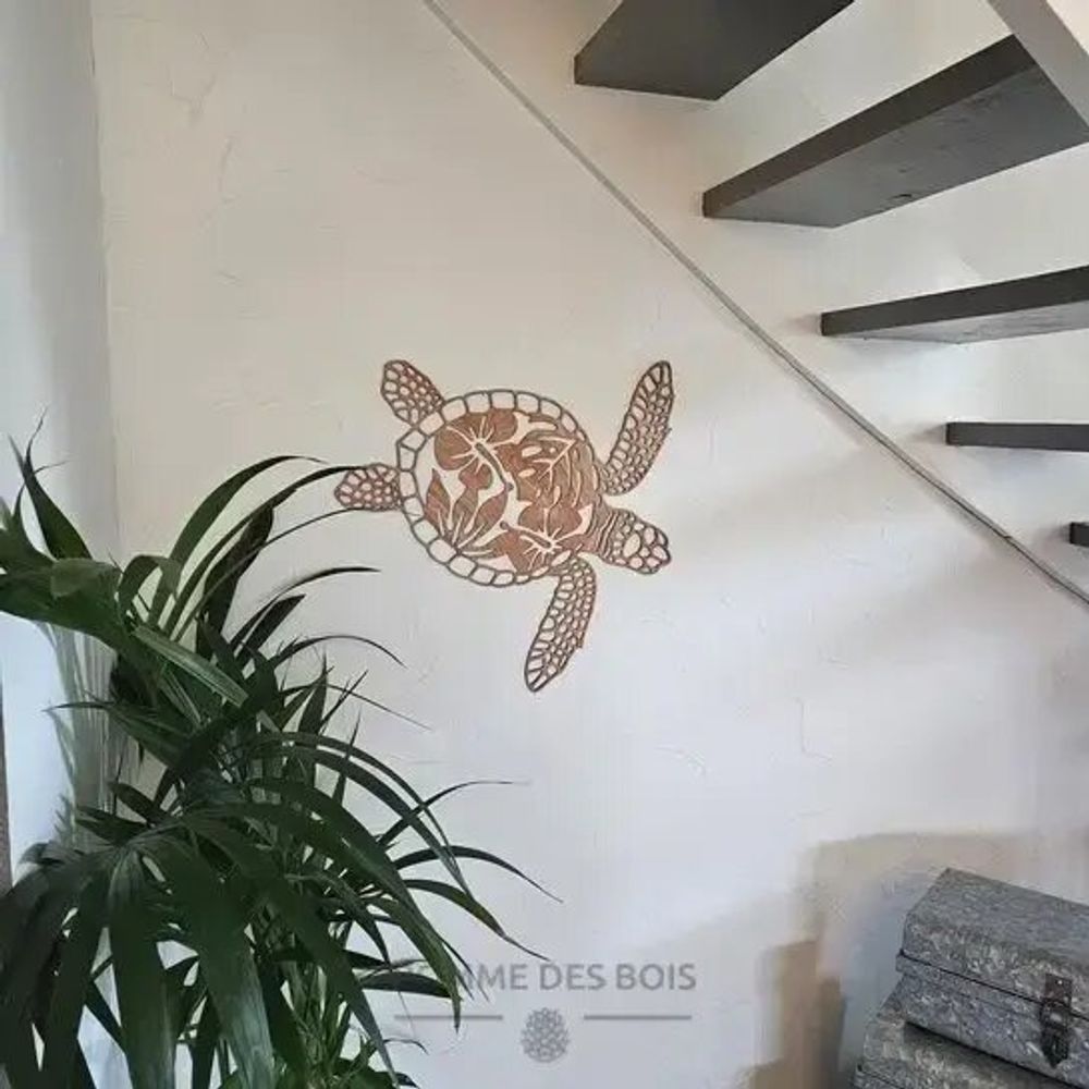Paintings - Painting - Flower Turtle - POMME DES BOIS