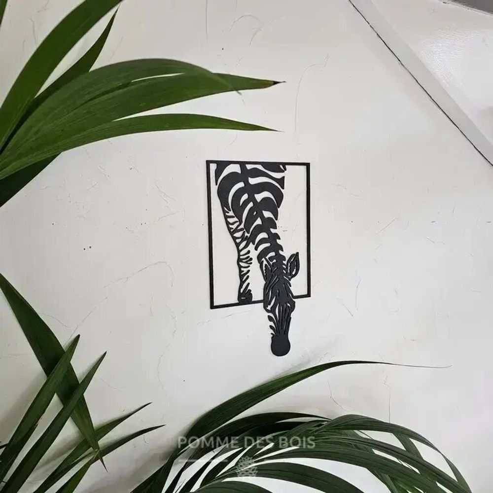 Paintings - Painting - Zebra Frame - POMME DES BOIS