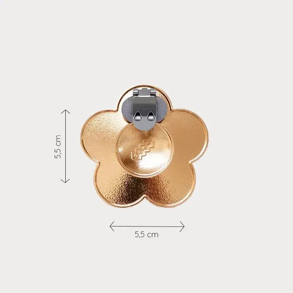 Bijoux - bijou broche CLAP - TWIGGY MOCHA MOUSSE - CLAP PARIS