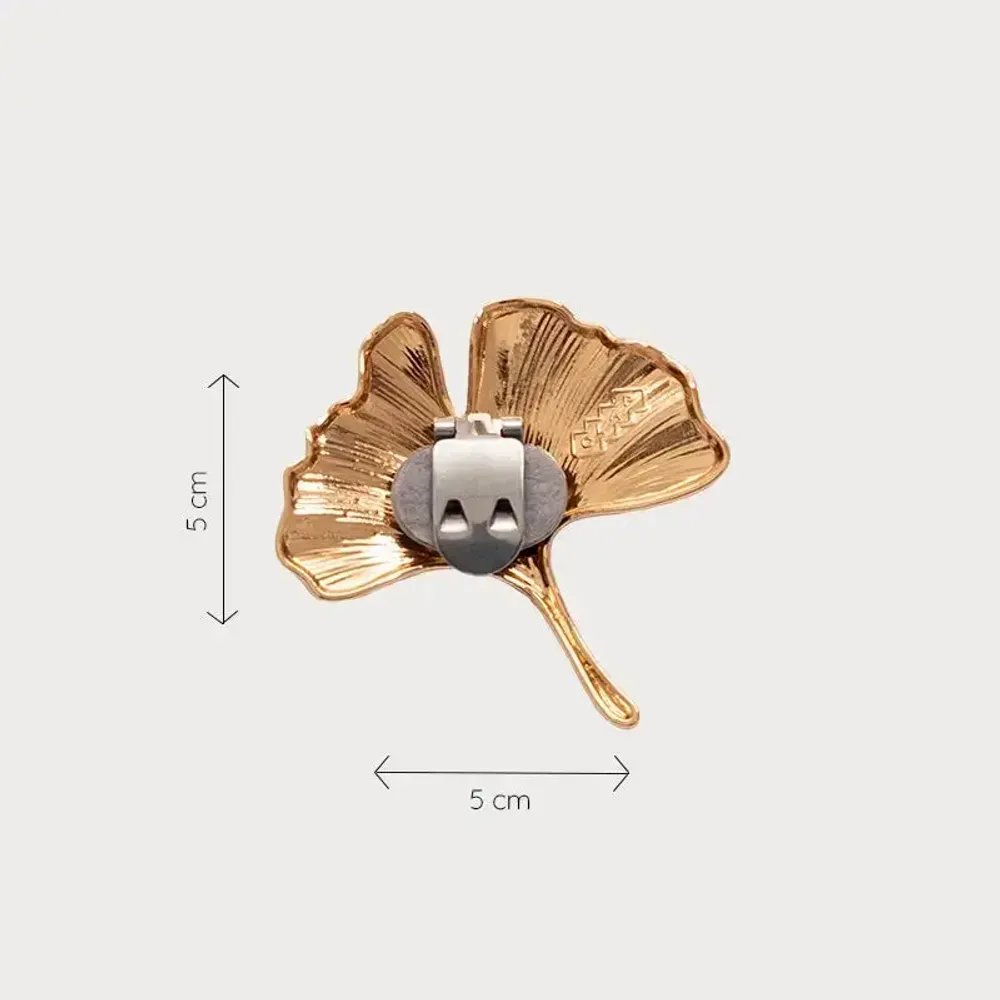Bijoux - bijou broche CLAP - KOKO le Gingko biloba - CLAP PARIS