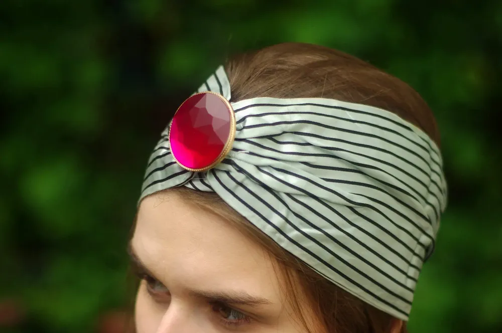 Bijoux - bijou broche CLAP - HATCH GRENAT ROSE - CLAP PARIS