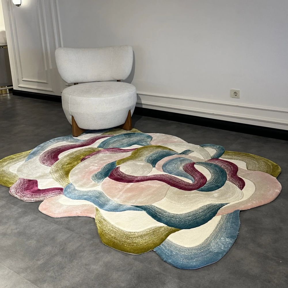 Tapis sur-mesure - Collecte de cellules par Loominology Rugs - LOOMINOLOGY RUGS