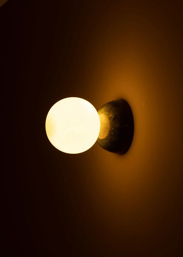 Wall lamps - Eklipso (Green Marble) - SIMONE & MARCEL