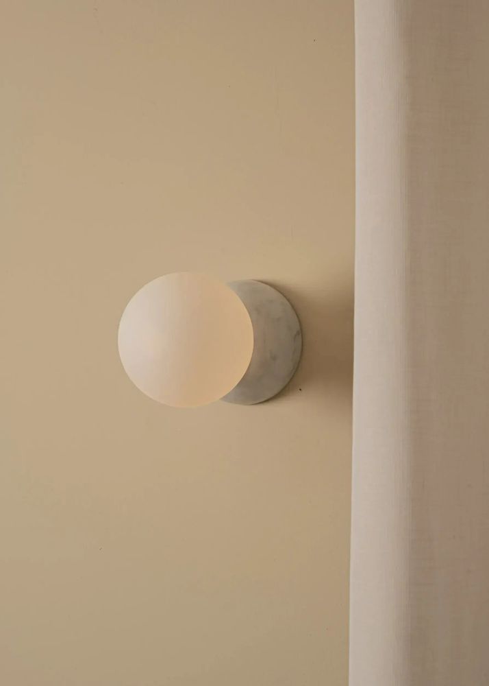 Wall lamps - Eklipso (White Marble) - SIMONE & MARCEL